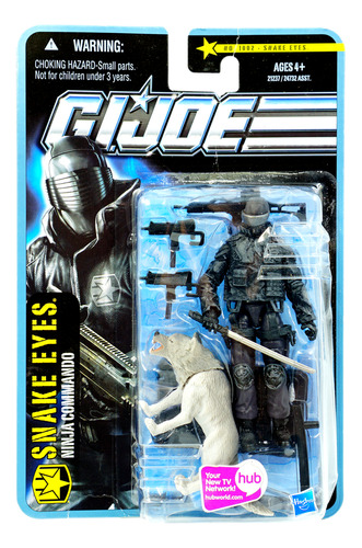 Gi Joe Pursuit Snake Eyes Ninja Commando & Timber Detalle