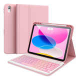 Funda Para iPad De 10 Generacin Con Teclado (10.9 Pulgadas,