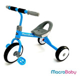 Triciclo Infantil Clásico Ruedas De Goma Maciza Color Azul