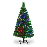 Árbol De Navidad Fibra Optica Costway Cm20524  Altura 1.21 M