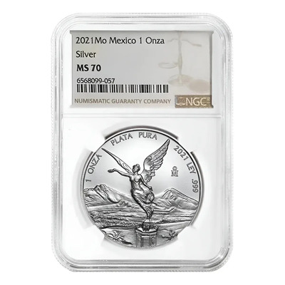 Onza Plata Pura Libertad 2021 Ms70 | MercadoLibre