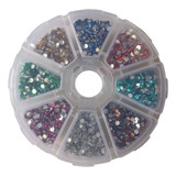 Kit 6400 Strass Ss12 3mm Joia De Unha Pedraria Maquiagem 48g