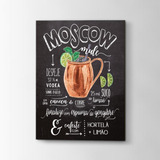 Placa Decorativa Drink Moscow Mule Bebida Bar- 20x30 Cm