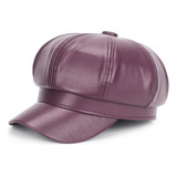 Gorro De Pintor Versátil Color Piel Tipo Boina Para Mujer, P