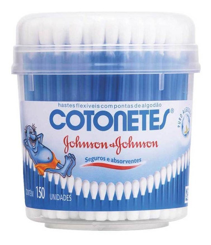 Cotonetes J&j Pt C 150 Kit Com 3