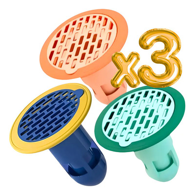 Set 3 Coladera Baño Válvula Elimina Malos Olores Rejilla F | MercadoLibre