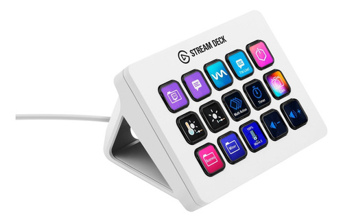  Teclado De Funciones Elgato Stream Deck Mk2 Blanco 15 Tecla