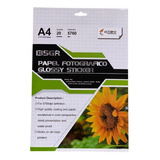 Papel Fotografico Adhesivo Glossy A4 20 Hjs 135 Gr 