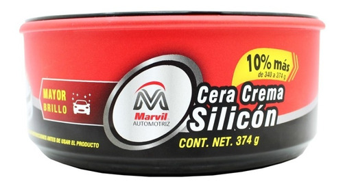 Cera Crema Silicon + Carnauba Marvil +374 G 