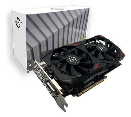 Tarjeta Gráfica Amd 51risc Rx580 8g 2048sp 256bit Gddr5 Dhf