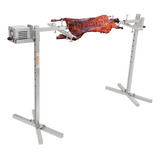 Rostizador Bbq Electrico Motorizado Acero Inox 45 Kg.