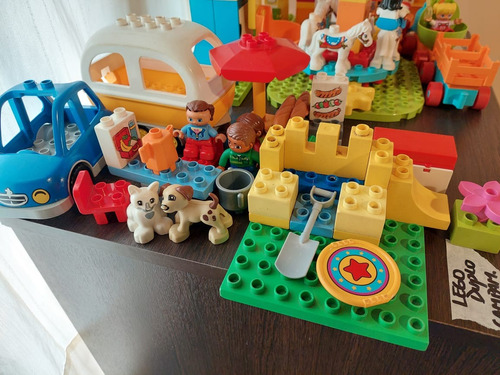 Lego Duplo - Combo Campamento, Plaza, Animales Y Más