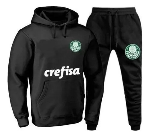 Conjunto Palmeiras 6 Ao Gg Moletom Blusa E Calça Agasalho