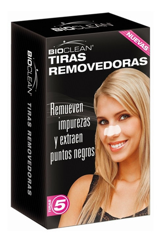 Bioclean Tiras Removedoras Puntos Negros E Impurezas X 5 Un