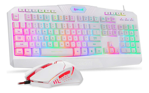 Combo De Teclado Y Mouse Para Gaming Con Cable S101 Rgb