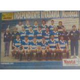 Mini Poster Independiente Rivadavia De Mendoza Temporada 91