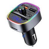 Transmissor Veicular Bluetooth Fm Usb 3.0 Carga Rápida