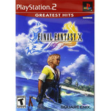 Jogo Rpg Final Fantasy X Greatest Hits Ps2 Lacrado