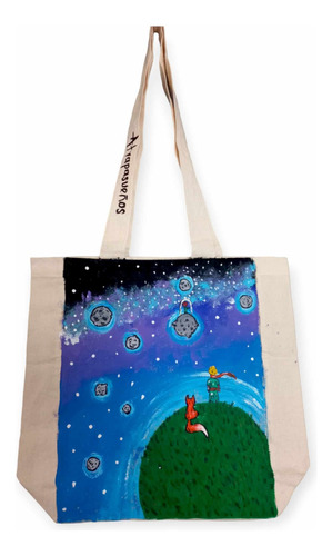 Tote Bag Pintada A Mano  El Principito