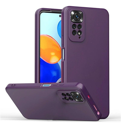 Funda Silicona Líquida Para Redmi Note 10s+protector