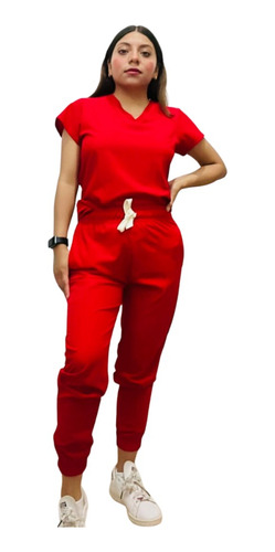 Uniforme Médico Pijama Quirúrgica Jogger Antifluidos Mujer