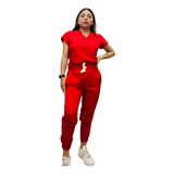 Uniforme Médico Pijama Quirúrgica Jogger Antifluidos Mujer