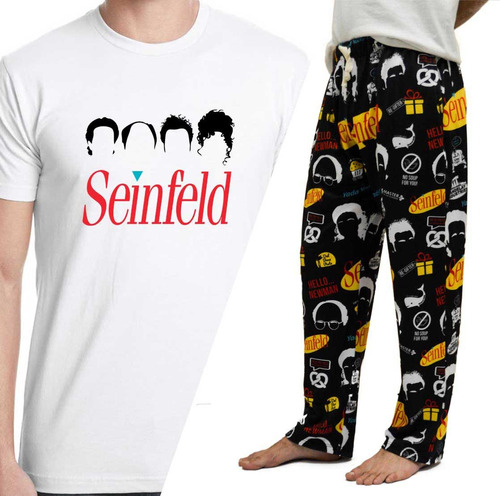Conjunto Pijama Seinfeld Remera Pantalón Calidad Premium 7