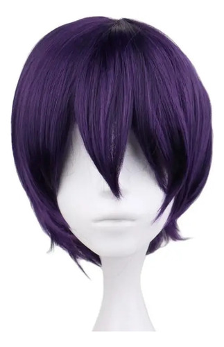 Peluca Morada Oscura Para Cosplay Anime Noragami Yato