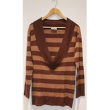 Sweater Rayado Largo Paula Cahen D´anvers T2. Divino!!!!!!!!
