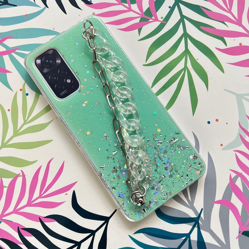 Funda Tpu Brillito Con Cadena Para Xiaomi Redmi Note 11 11s