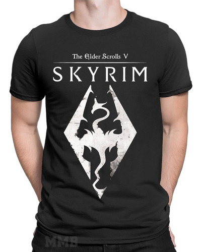 Camiseta Skyrim Winterhold College Elder Jogo Game Geek
