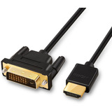 Cable Adaptador Hdmi Macho A Dvi Macho De 0.9mt