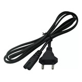 Cable De Poder Tipo 8 Alimentación Notebook, Pc O Tv 180 Cm