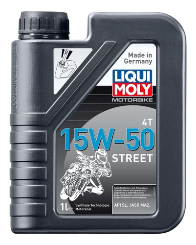 Aceite Para Motor Liqui Moly Sintético 15w-50 Para Motos Y Cuatriciclos