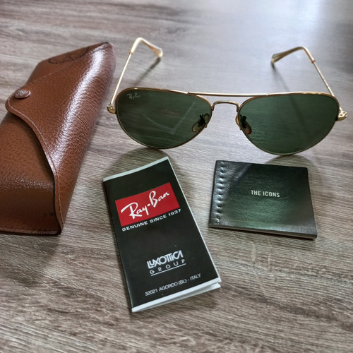 Lentes De Sol Ray Ban Rb3025 Aviator Large Lo0205