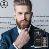 Llamativo Acondicionador De Aceite De Barba Vikingo Sin Perf