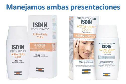 Isdin Fotoultra 100 Aclarante Active Unify Color 50ml