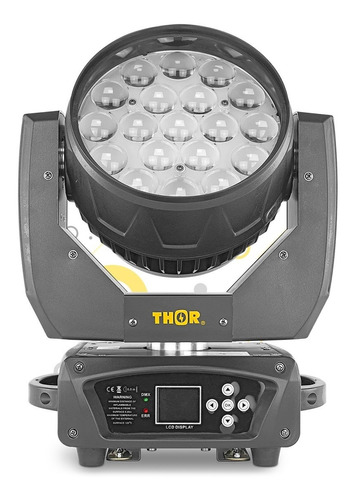 Cabeza Movil Thor Zoom 285 Aura Rgbw 19 X15w Led Robotica