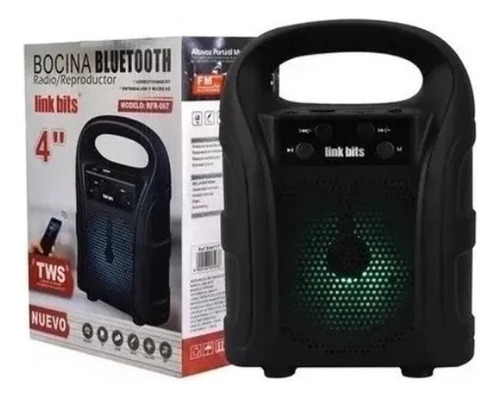 Bocina Recargable Bluetooth Radio Fm Tws 4 Pulgadas Sa411t