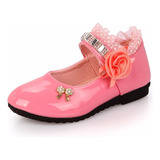 (zapatos) Niños Niña Princesa Flor Rhinestone Dan18831