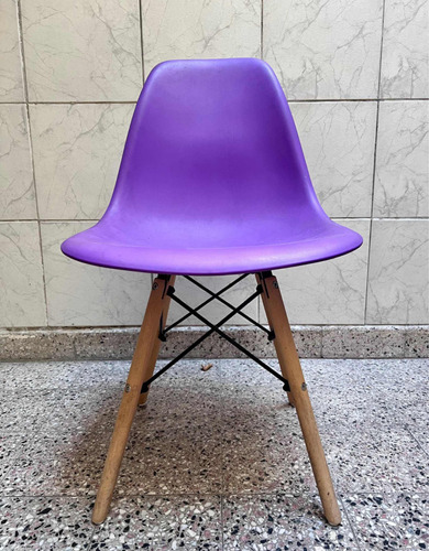 Silla De Comedor Eames X1 Violeta