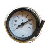 Termometro Analogico Con Bulbo Para Tablero -40+40 Tj4-1 Env
