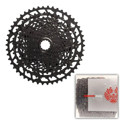 Cassete+corrente Sram Nx Eagle 12v 11-50 Xg 1230