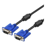 Cable Vga 1,5 Metros De 15 Pines Con Filtros Para Monitores