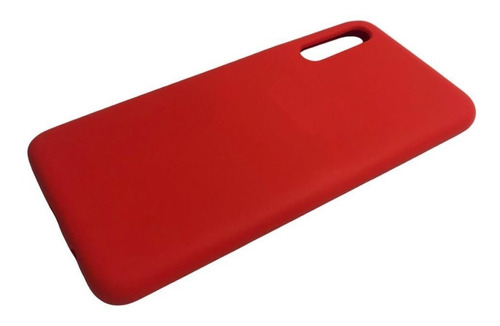 Case Silicona Para Samsung A50/a50s/a30s Unicolor Rojo