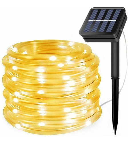 Chinety Solar String Lights Outdoor Rope Lights 100 Led 8 Mo