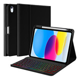 Funda Con Teclado Iluminado Para Huawei Matepad Pro 10.8