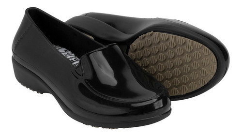 Sapato Antiderrapante Sticky Shoe Social Preto Ca 41532 