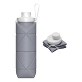 Termo Plegable Portátil Vaso Taza Viaje Camping 600ml