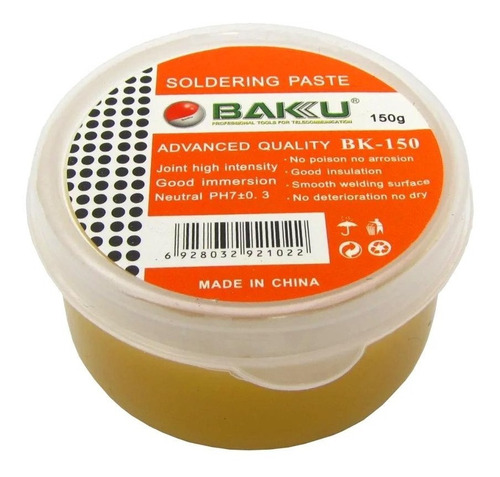 Pasta De Soldadura Baku Bk-150 Garantizada
